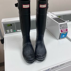 HUNTER BOOTS SIZE 9 EXCELLENT CONDITION BLACK